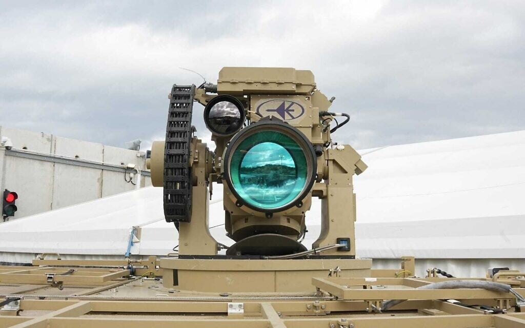 Defense Ministry hands IDF first combat-ready Iron Beam laser interception system