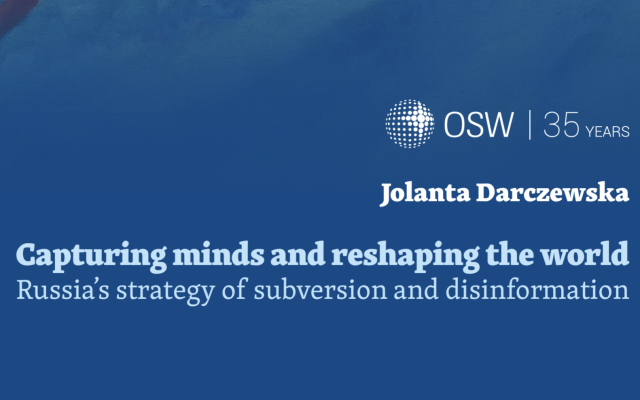 Andrzej Pawluszek | Russia’s Strategy of Manipulation and Control