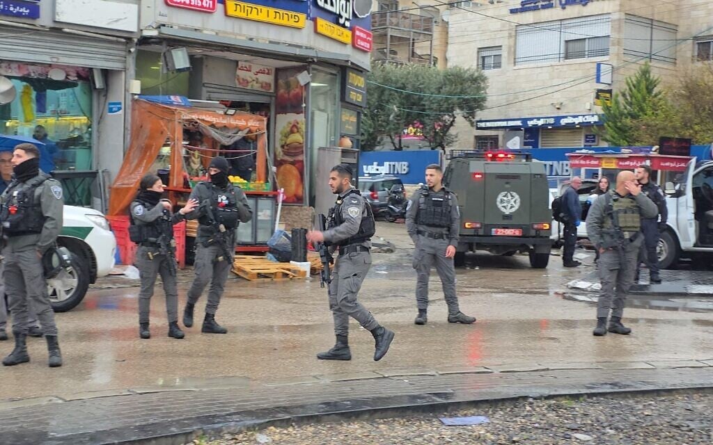 East Jerusalem man arrested after police officer lightly injured in hit-and-run