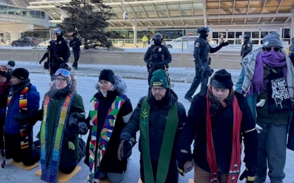 Minnesota rabbi among dozens arrested in faith leaders’ anti-ICE protest