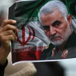 Watch: Iran protesters torch Qassem Soleimani statue