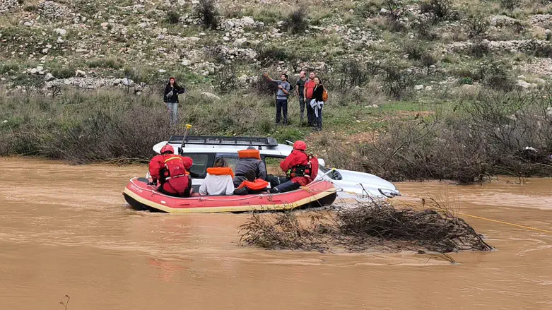 Rescue forces save stranded family, injured rider in separate water incidents