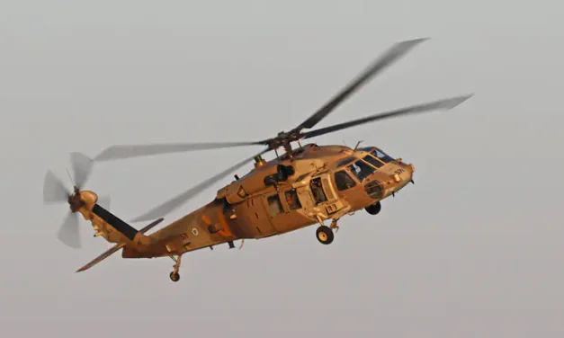 Military helicopter crashes in Gush Etzion