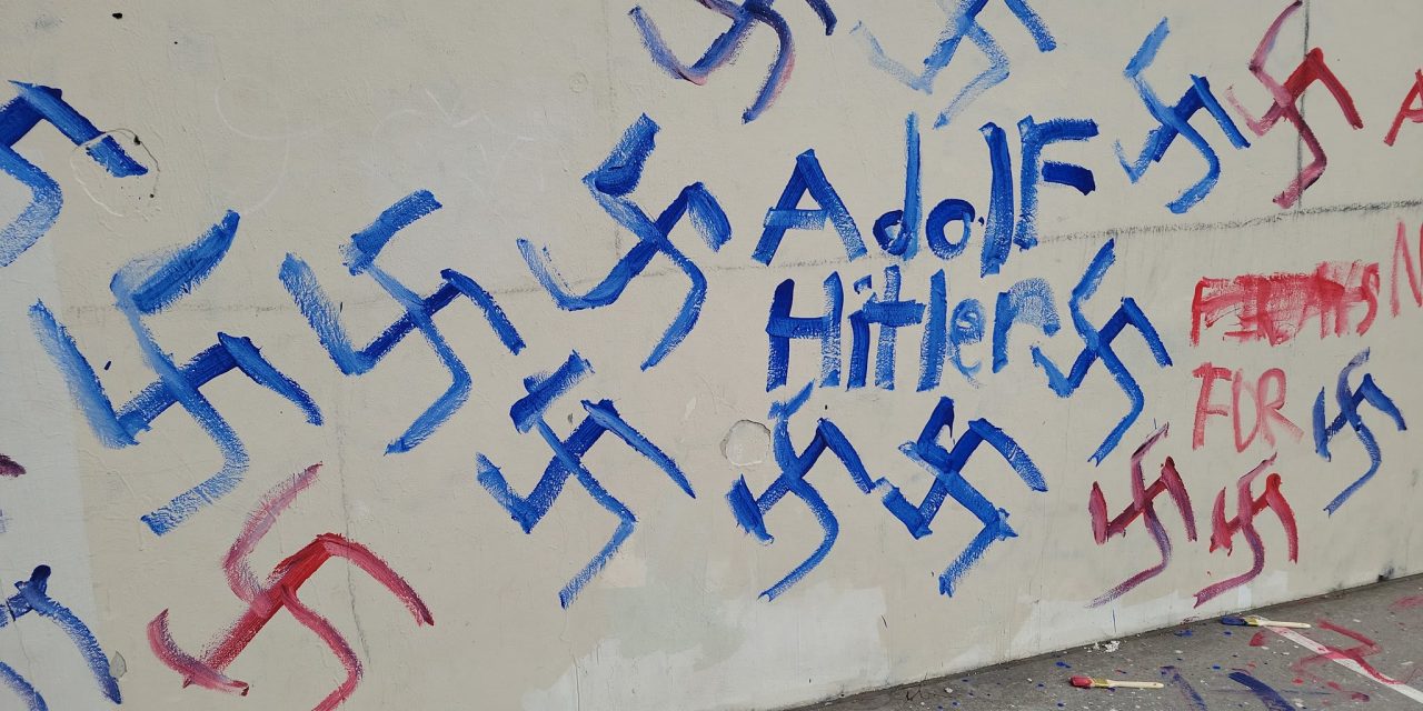 Teens arrested after allegedly spray painting dozens of swastikas on Brooklyn playground