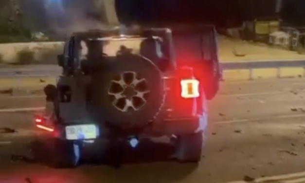 Three hurt in car explosion near northern Arab town; police suspect criminal motive