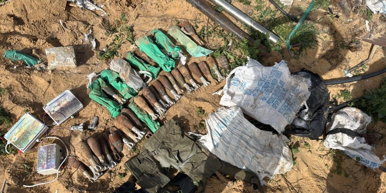 IDF finds huge haul of mortars in UNRWA blankets, humanitarian aid
