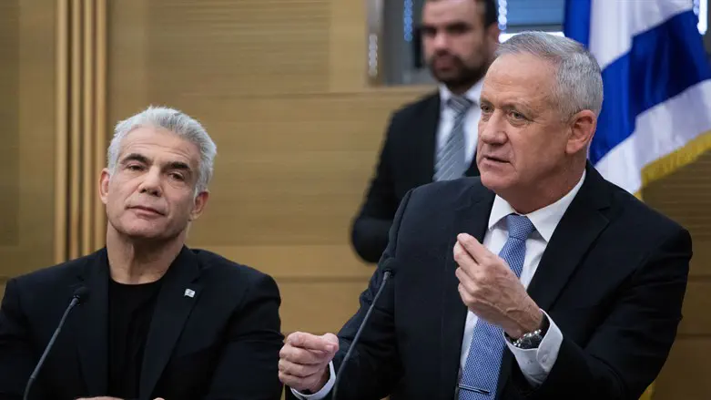 ‘You chose to sit in the stands’: Benny Gantz blasts Yair Lapid