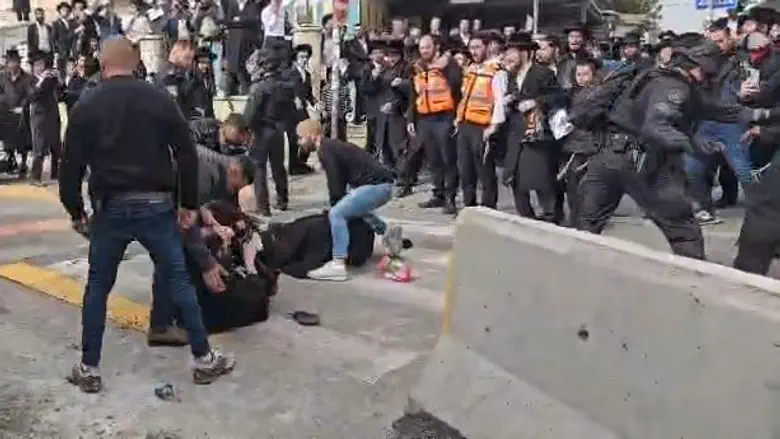 Hardi rioters use babies as ‘human shields’ in Jerusalem