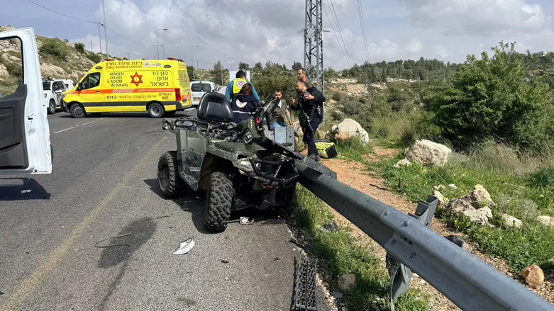 Suspected ramming attack in Binyamin region