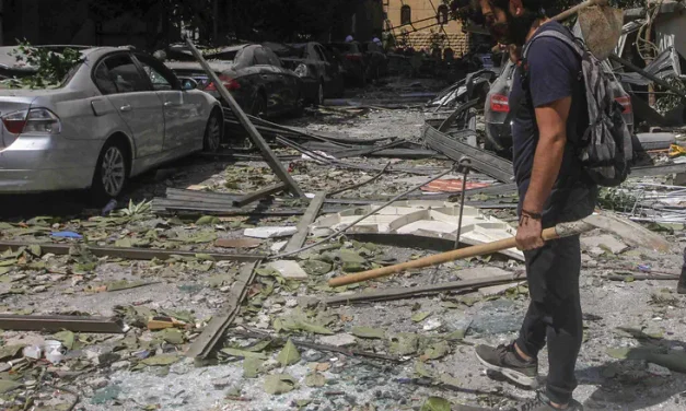 Iranian missile lands near Beirut