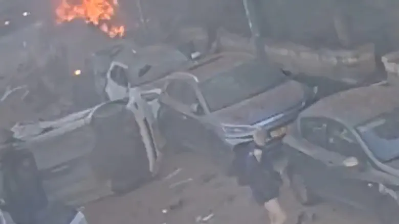Home Front Command releases dramatic footage of missile strike