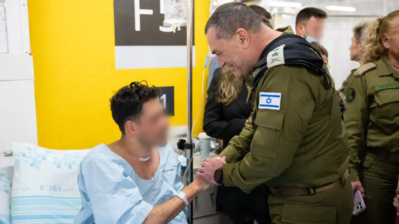 IDF chief to wounded troops: You embody personal strength and the IDF’s fighting spirit