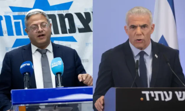 Poll: Ben Gvir strengthens, Lapid weakens