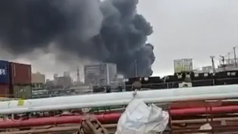 Iranian missile hits northern Negev industrial zone