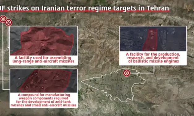 IDF strikes weapons production sites in Tehran
