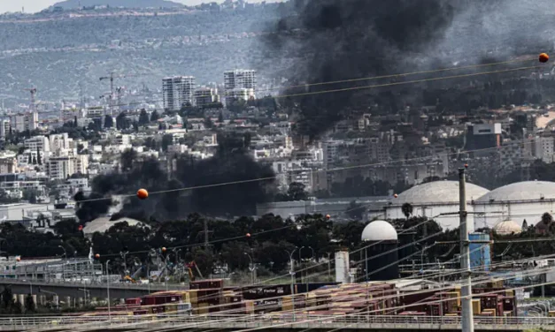 Haifa refinery hit by launches towards north Israel