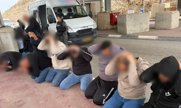 Watch: Forces catch nine infiltrators packed in a van’s roof