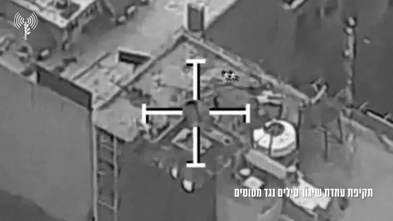 Dramatic missile-cam footage shows strikes on defense systems in Tehran