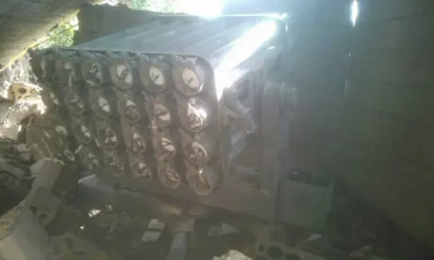 Watch: Rocket launcher aimed at Israel destroyed