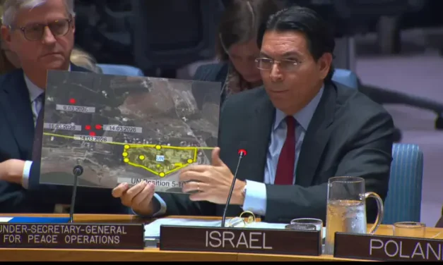 Danon shows Security Council: ‘Hezbollah responsible for attacks on UNIFIL forces’
