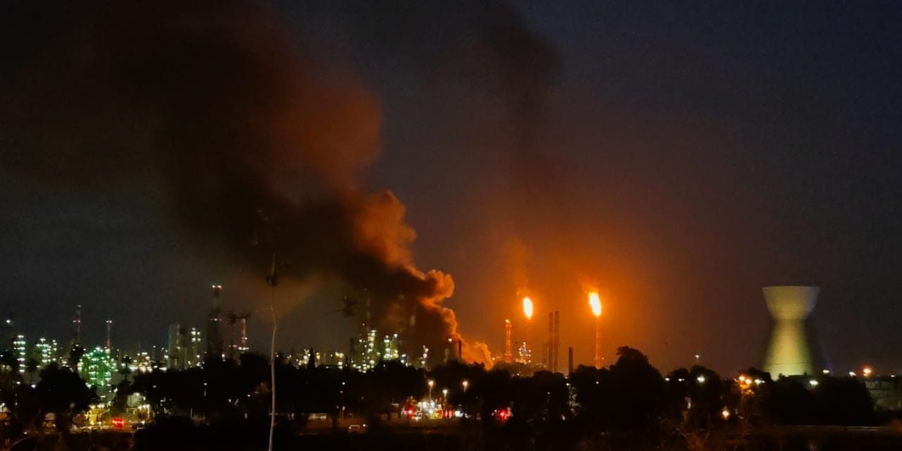 Haifa refinery said hit in latest Iranian missile barrage