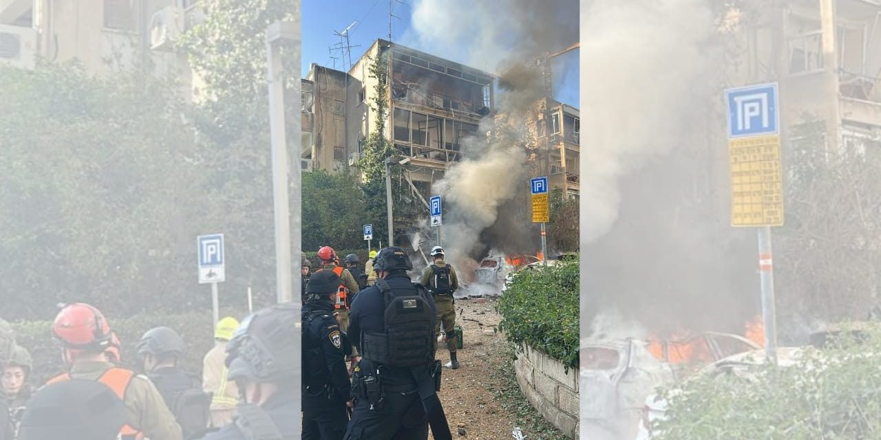 At least six injured after shrapnel hits Tel Aviv area following Iranian missile launch, MDA says