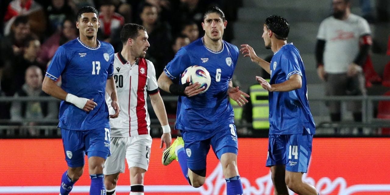 Israeli national soccer team draws at Georgia in friendly