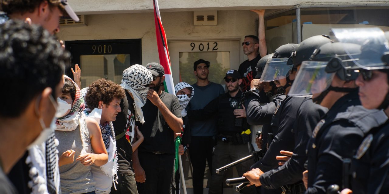 ‘Buffer zones’ come to California, as a lawmaker proposes limiting protests near houses of worship