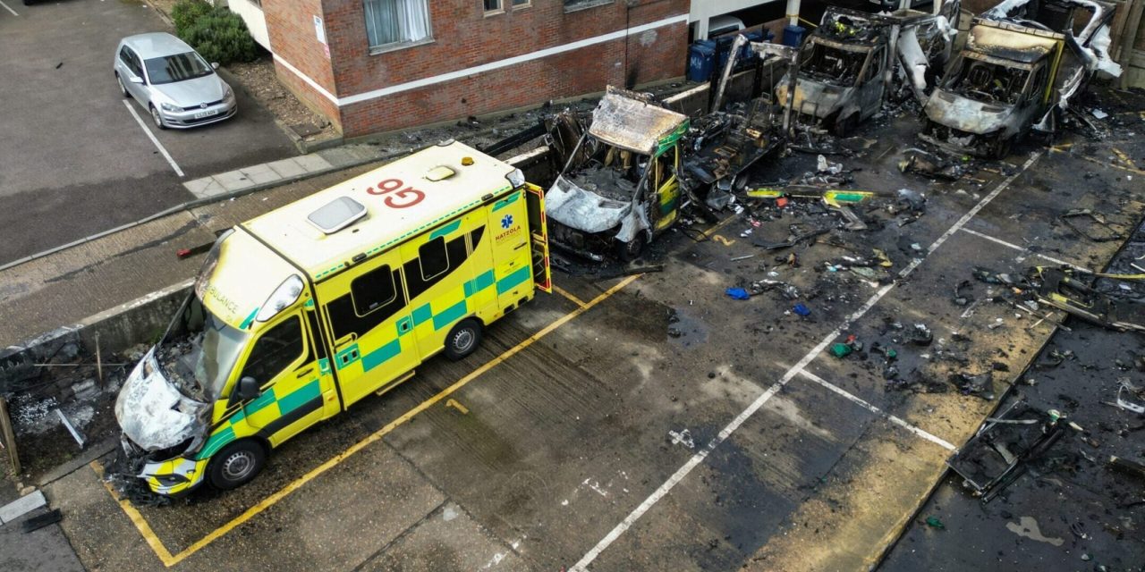 Counter-terrorism police investigating after 4 Hatzola ambulances are torched in London