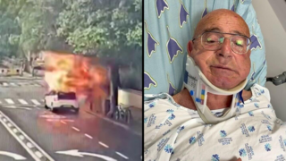 Tel Aviv driver who survived missile blast near car: ‘I thought I was dead’ | Watch
