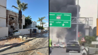 2 lightly wounded in Bat Yam, building partly collapses in Holon after Iran strike; sirens continue north