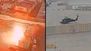 7 dead in Iraq strike on Iran-backed militias; watch drone footage of attack on US site