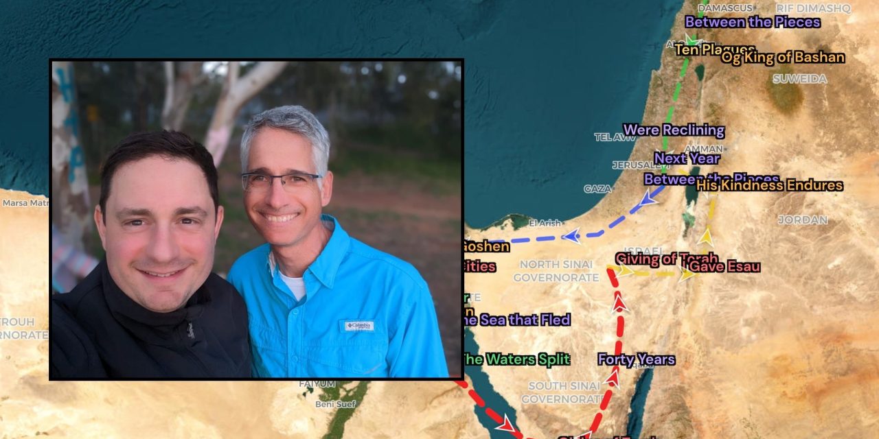 For Passover, an interactive map brings the haggadah down to earth