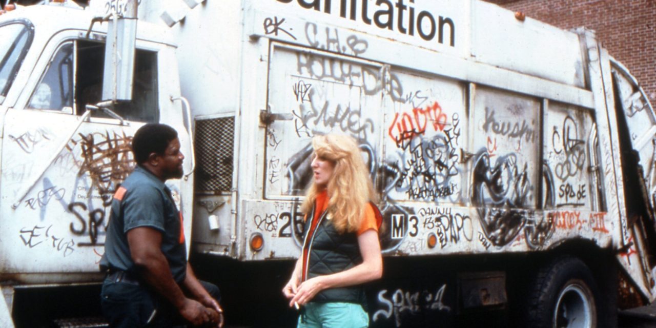 This Jewish feminist has been the NYC’s sanitation department’s official artist for 50 years. A new movie tells her story.