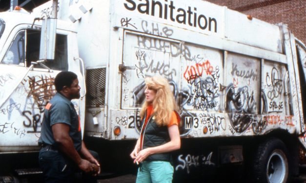 This Jewish feminist has been the NYC’s sanitation department’s official artist for 50 years. A new movie tells her story.