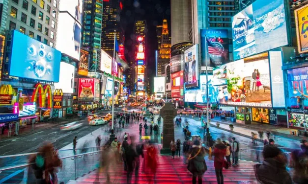 Watch: Israeli flag lights up Times Square for Independence Day
