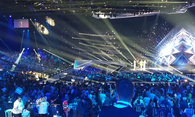 Protesters in Belgrade demand Serbia boycott Eurovision over Israel