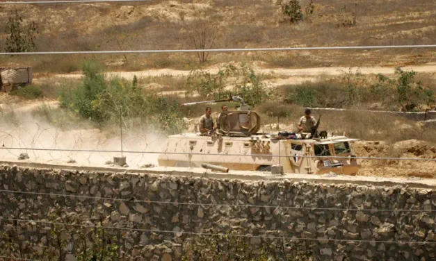 Unusual and concerning Egyptian military exercise near Israeli border
