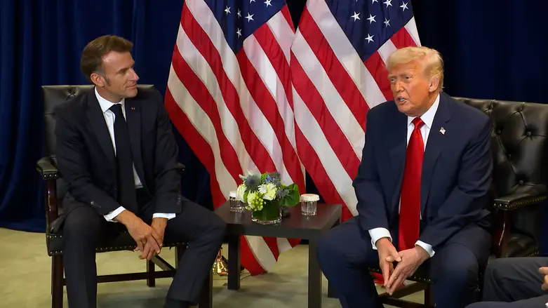 Watch: Trump mocks Macron at White House dinner