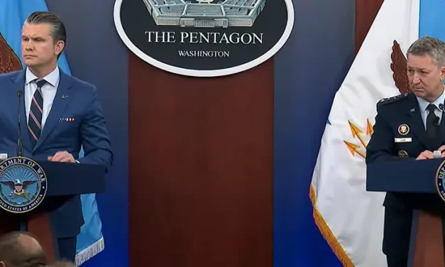 Hegseth, Caine hold press briefing on Operation Epic Fury