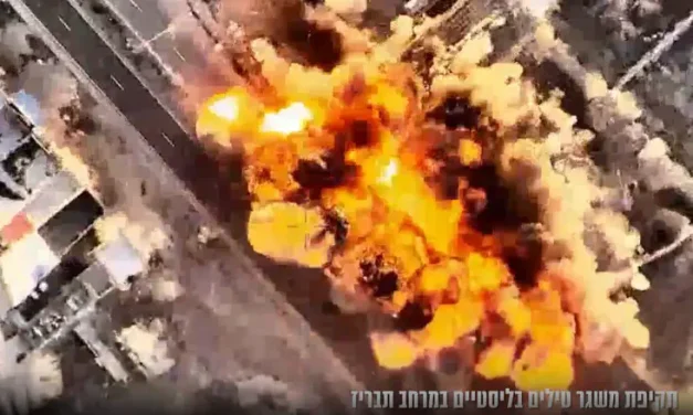 Rare color footage from Iran: IAF destroys truck used as rocket launcher