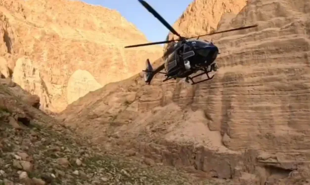 Watch: Teens rescued from Judean Desert ravine
