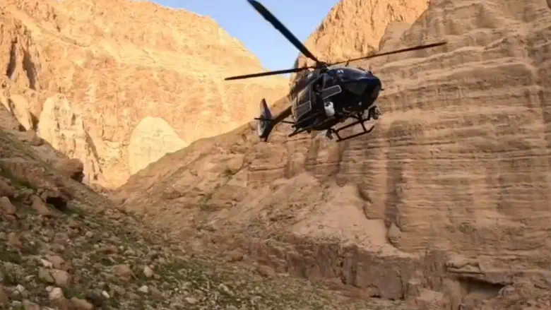 Watch: Teens rescued from Judean Desert ravine