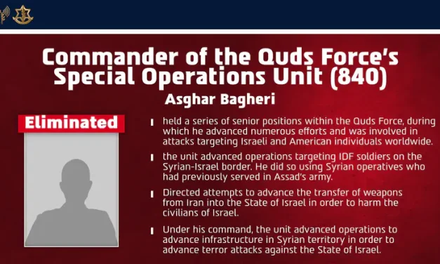 IDF eliminates key Quds Force commander