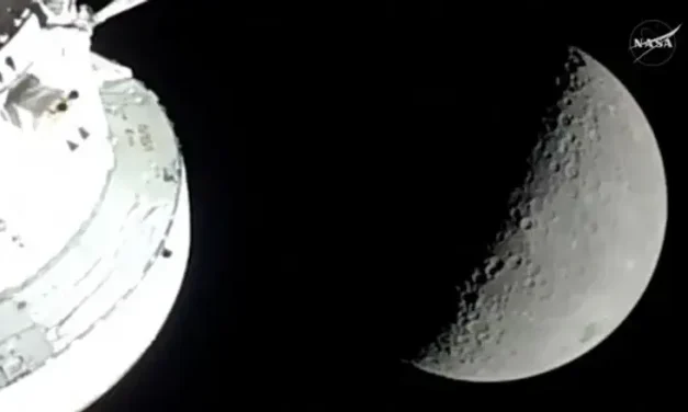 Historic:  Artemis II mission films far-side of the moon