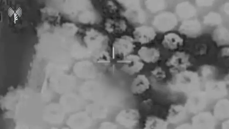 Footage from Lebanon: Launcher destroyed moments before firing missile at Israel