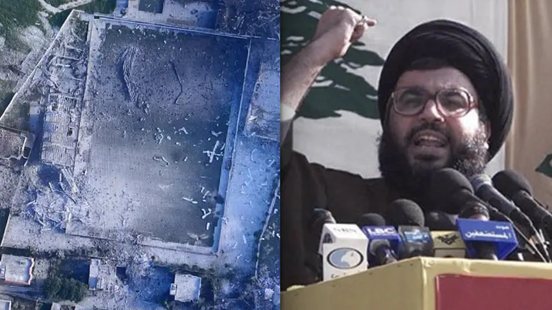 ‘Shattering of arrogant symbolism’: Site of infamous Nasrallah speech lies in ruins