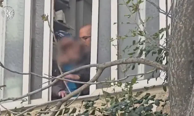 Dramatic footage: Police subdue suspect barricaded in his home in Jerusalem