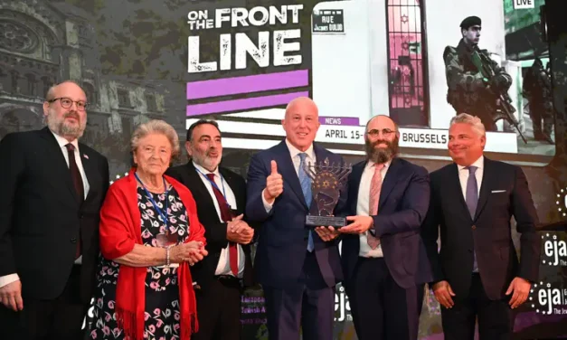 European Jewish leaders honor US Ambassador Bill White