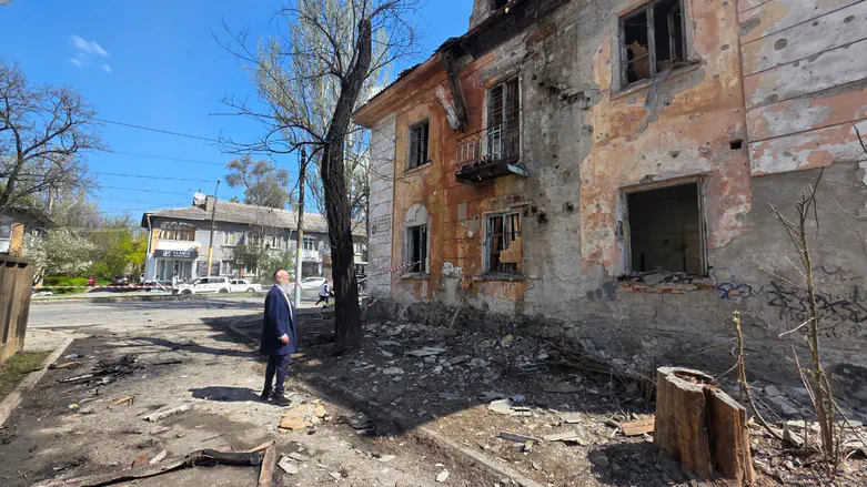 Russian UAV hits Jewish center in Ukraine